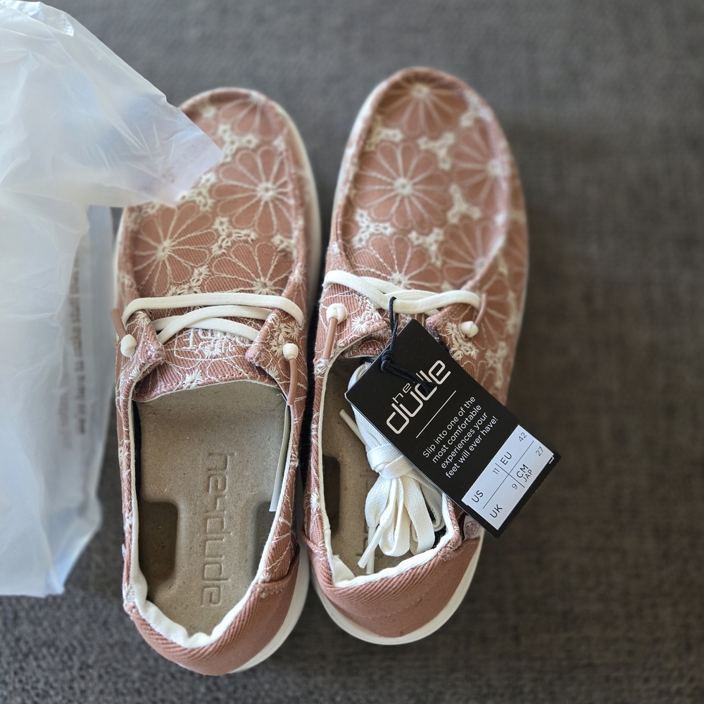 Hey Dude Floral Pink Shoes